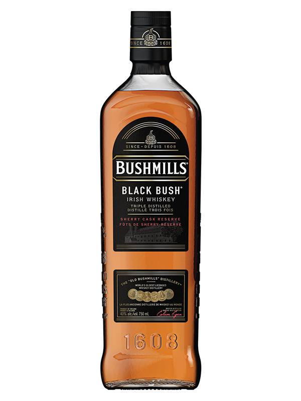 BUSHMILLS BLACK BUSH IRISH WHISKEY 750ML