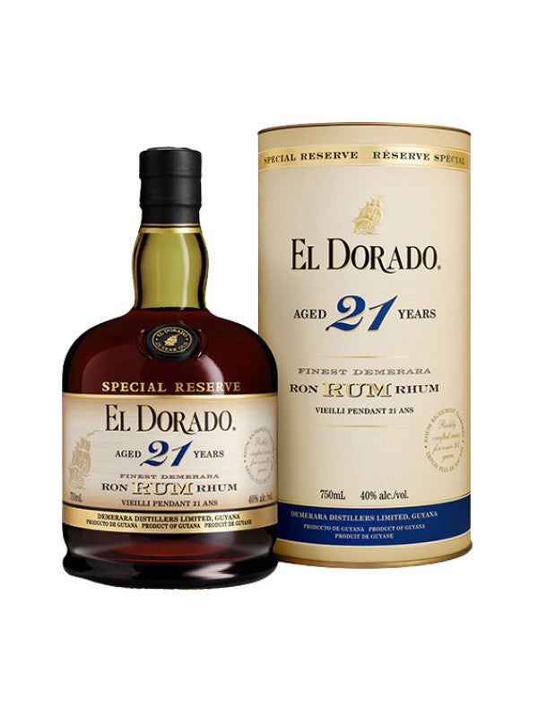 EL DORADO 21 YR. RUM 750ML