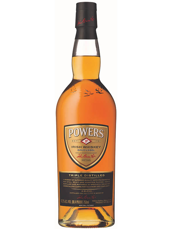POWERS GOLD LABEL IRISH WHISKEY 750ML