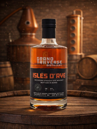 Grand Traverse Distillery 'Isles O Rye' Bottled in Bond Rye Whiskey