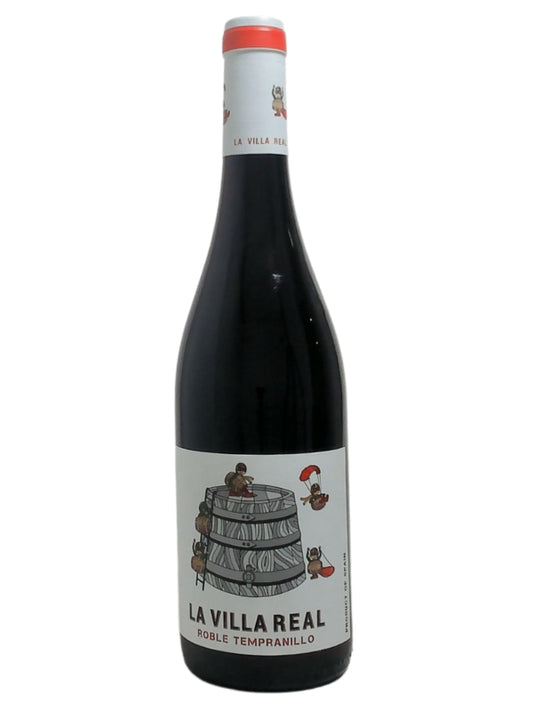 LA VILLA REAL TEMPRANILLO ROBLE 750ML