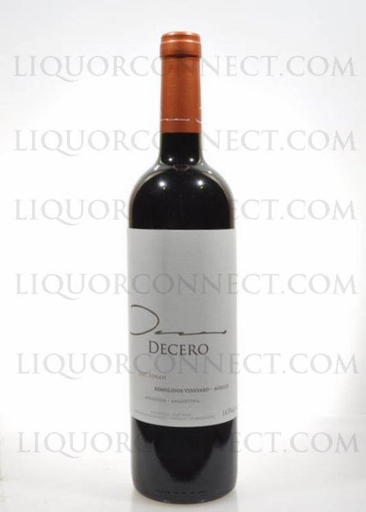 Decero Syrah Remolinos Vineyard