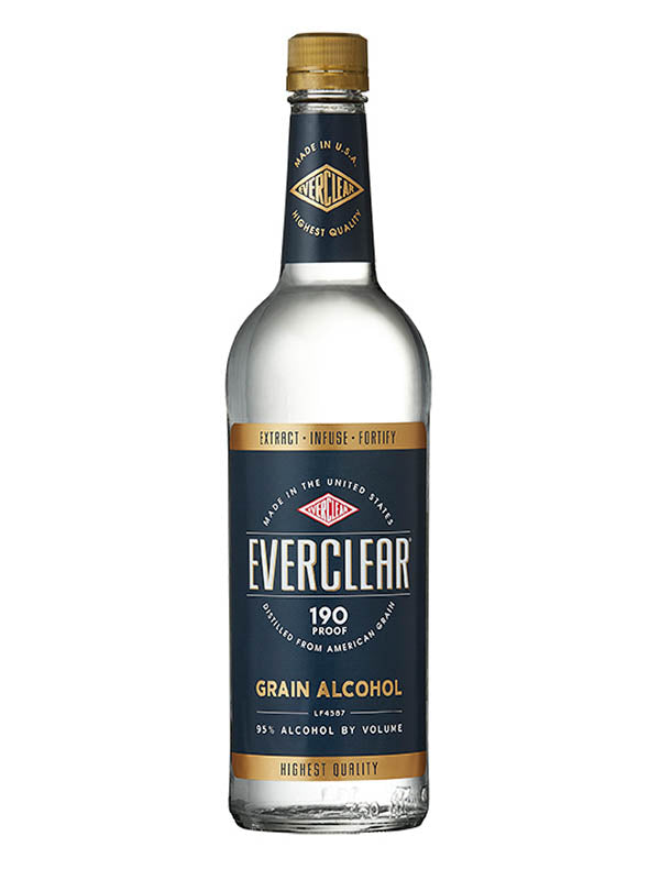 Everclear 190 Proof Grain  Alcohol