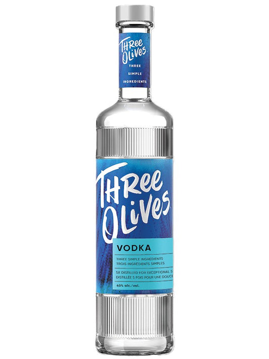 THREE OLIVES VODKA 750ML