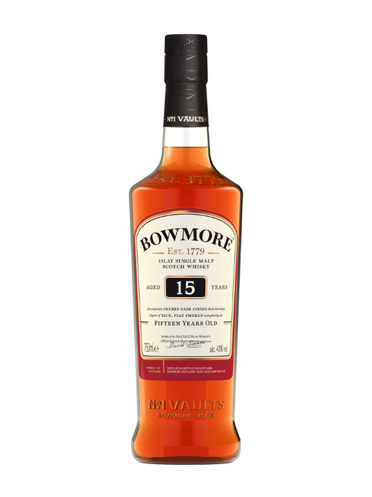 BOWMORE 15 YR OLD 750ML