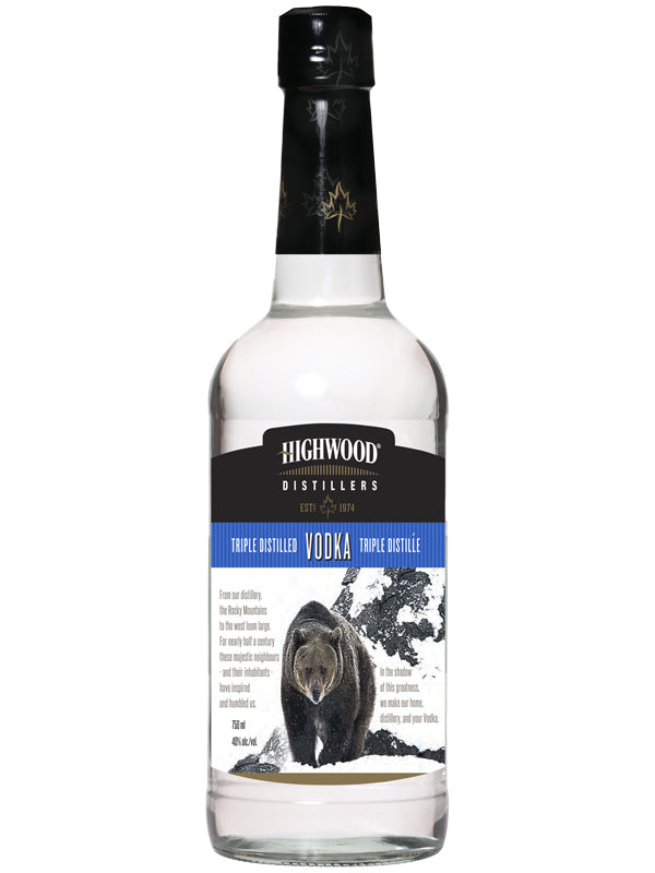HIGHWOOD VODKA 750ML