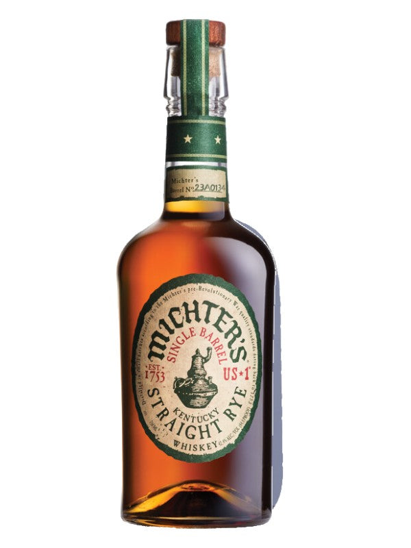 MICHTER'S US1 SINGLE BARREL STRAIGHT RYE 750ML