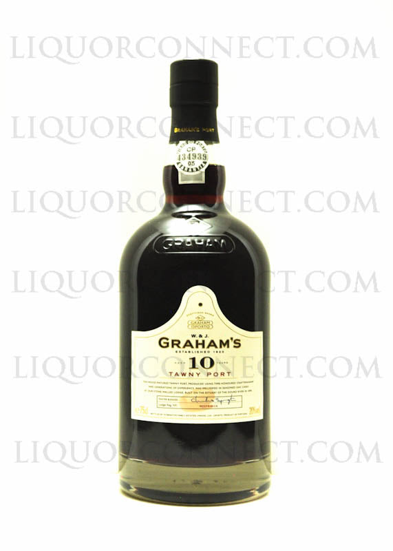 GRAHAM'S 10 YEAR OLD TAWNY PORT 750ML