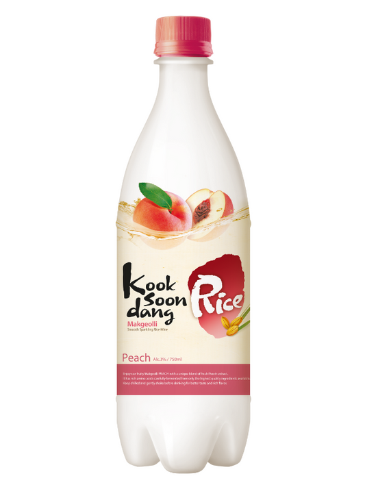 KOOKSOONDANG MAKGEOLLI - PEACH 750ML
