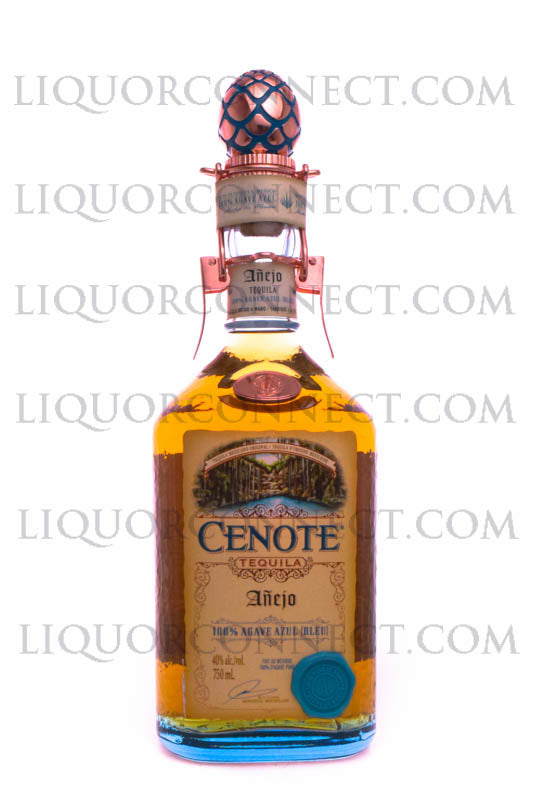 CENOTE TEQUILA ANEJO 750ML
