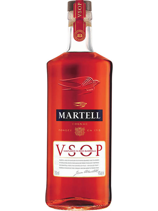 MARTELL VSOP RED BARRELS OLD FINE COGNAC 750ML
