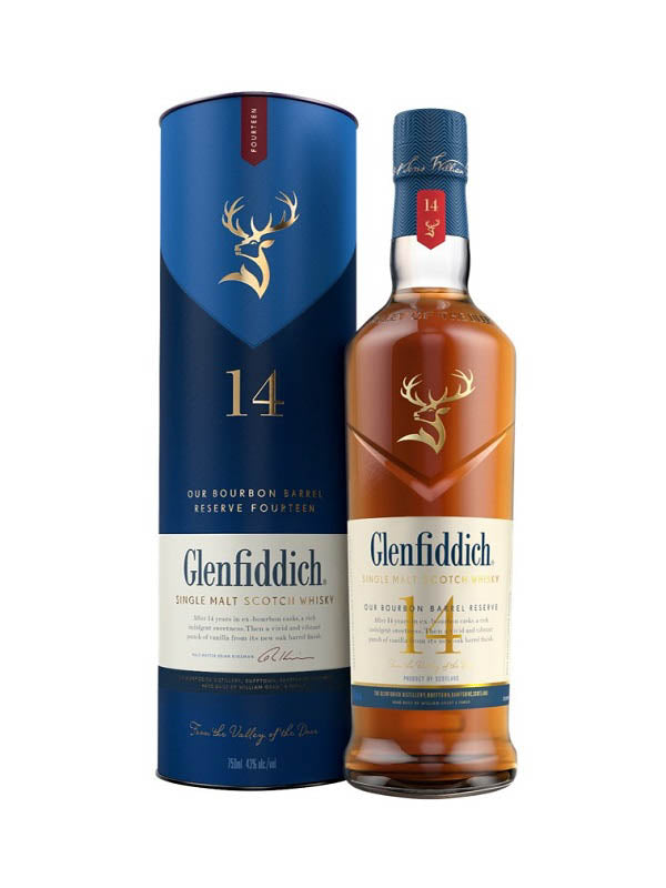GLENFIDDICH 14YO BOURBON BARREL RESERVE 750ML