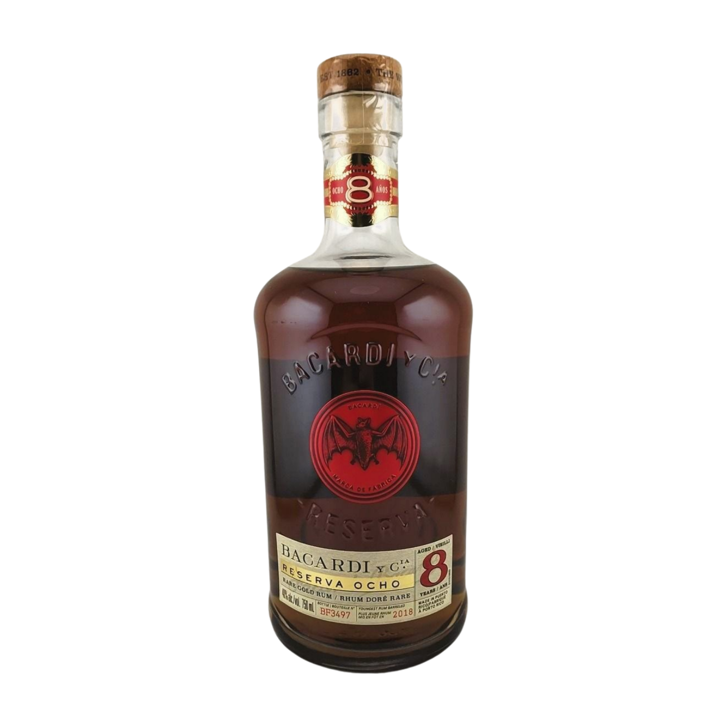 Bacardi 8 Year Old 750Ml