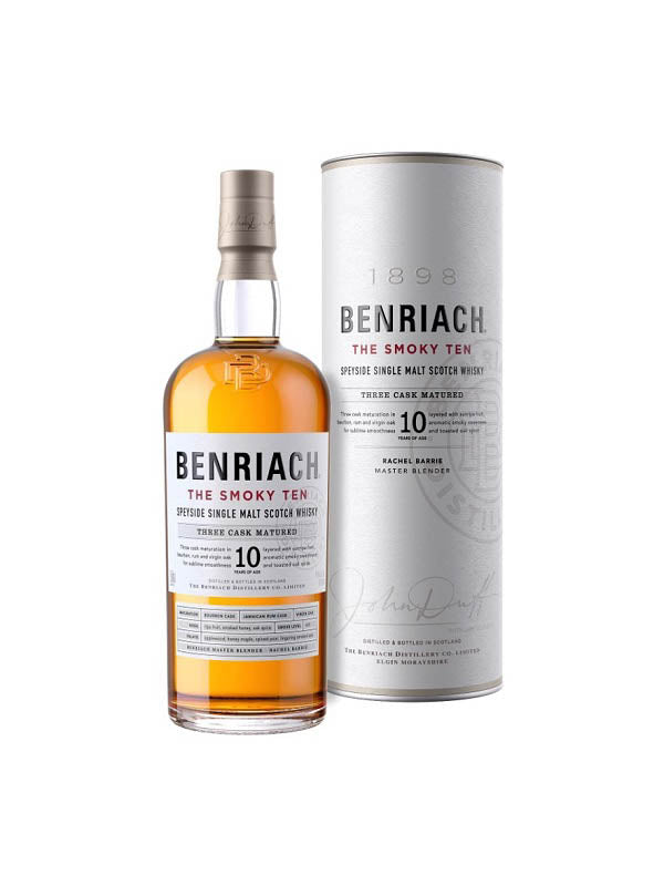 BENRIACH 10 YEAR OLD SMOKEY 750ML