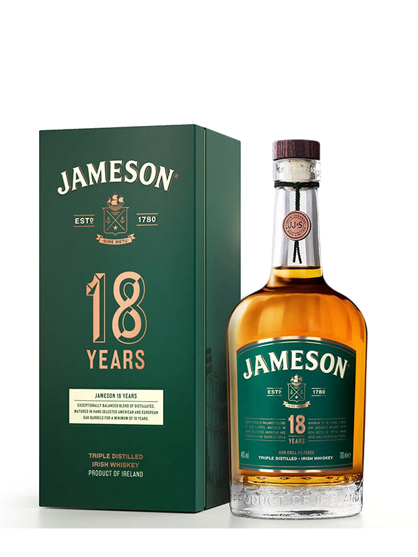JAMESON 18YO IRISH WHISKEY 46% 750ML