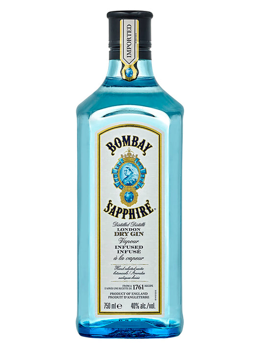 BOMBAY SAPPHIRE LONDON DRY GIN 750ML