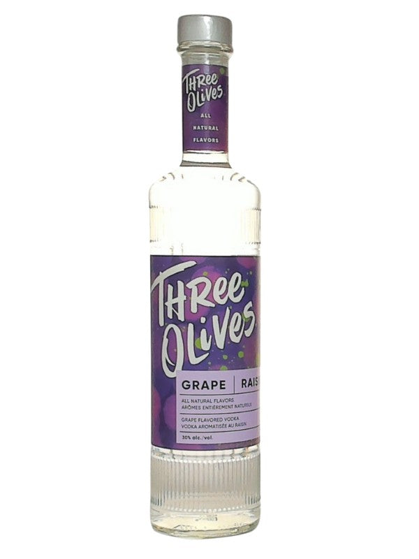 THREE OLIVES VODKA - GRAPE 750ML